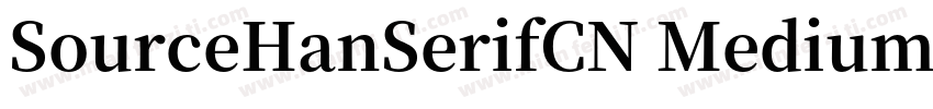 SourceHanSerifCN Medium-GBpc-EUC-H字体转换